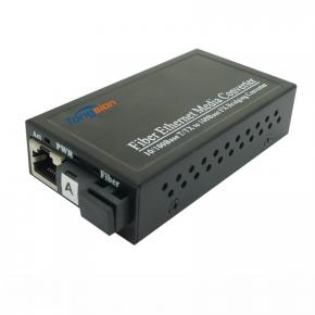 10/100 / 1000M Simplex SM 20KM Mini Media Converter